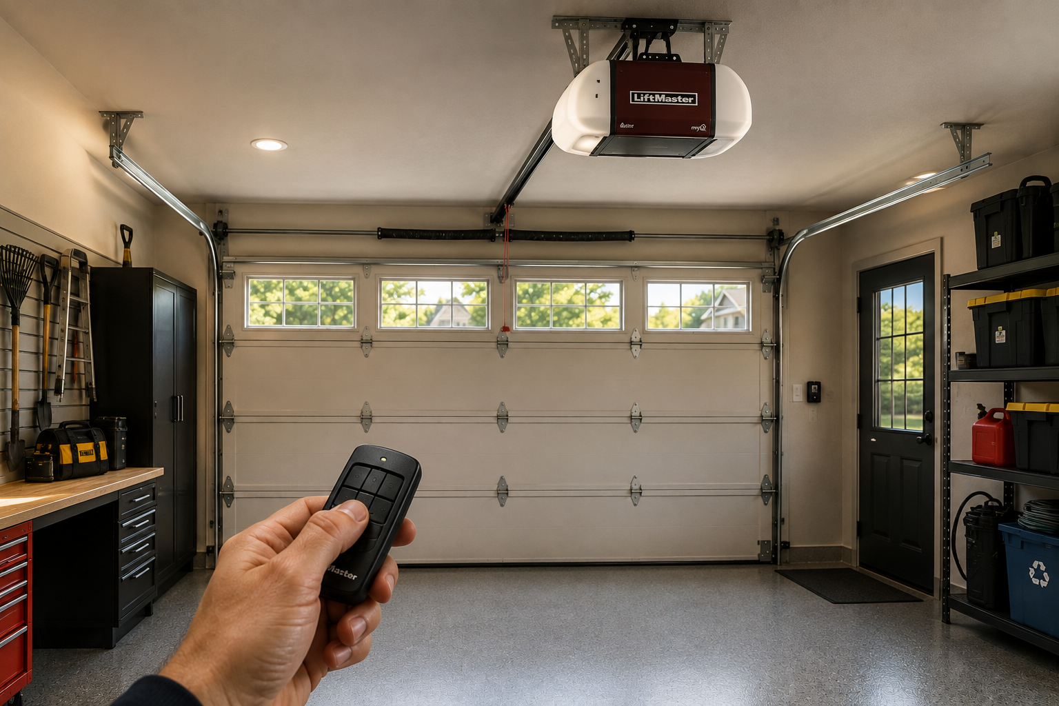 Garage door opener remote services
